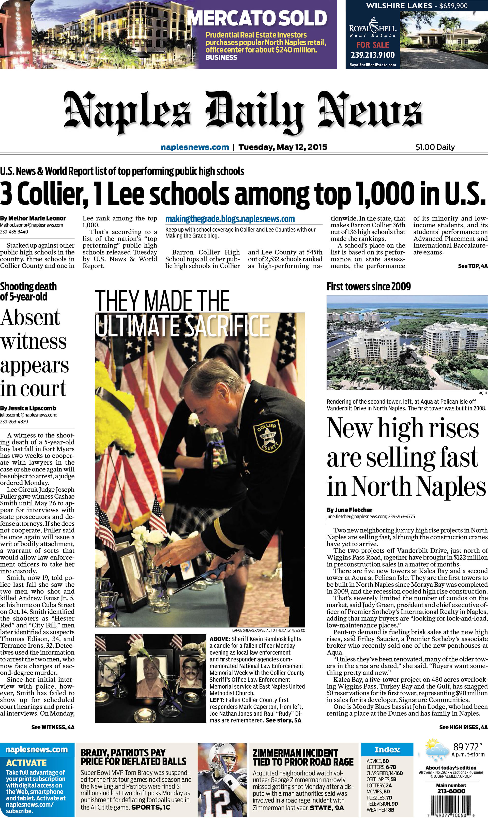 May 12 Naples Daily Front page
