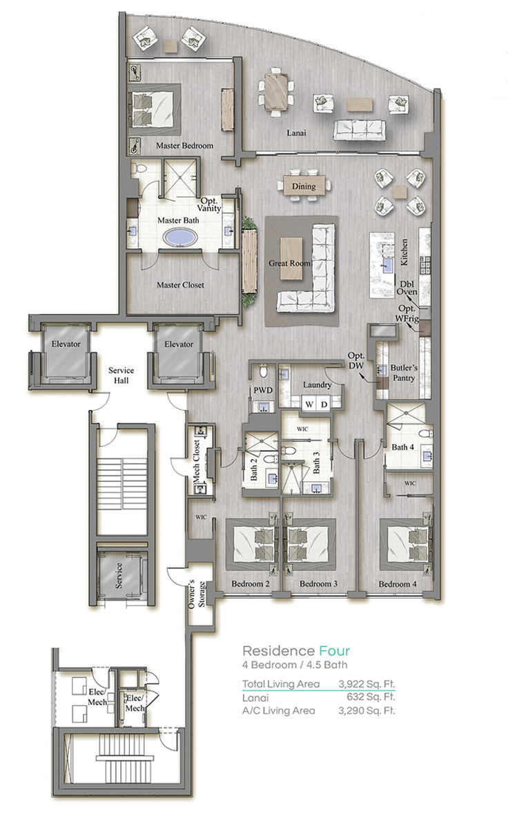 KAB660_Tower3.FloorPlan.Insert.FOUR Tower 3 Floorplan Four