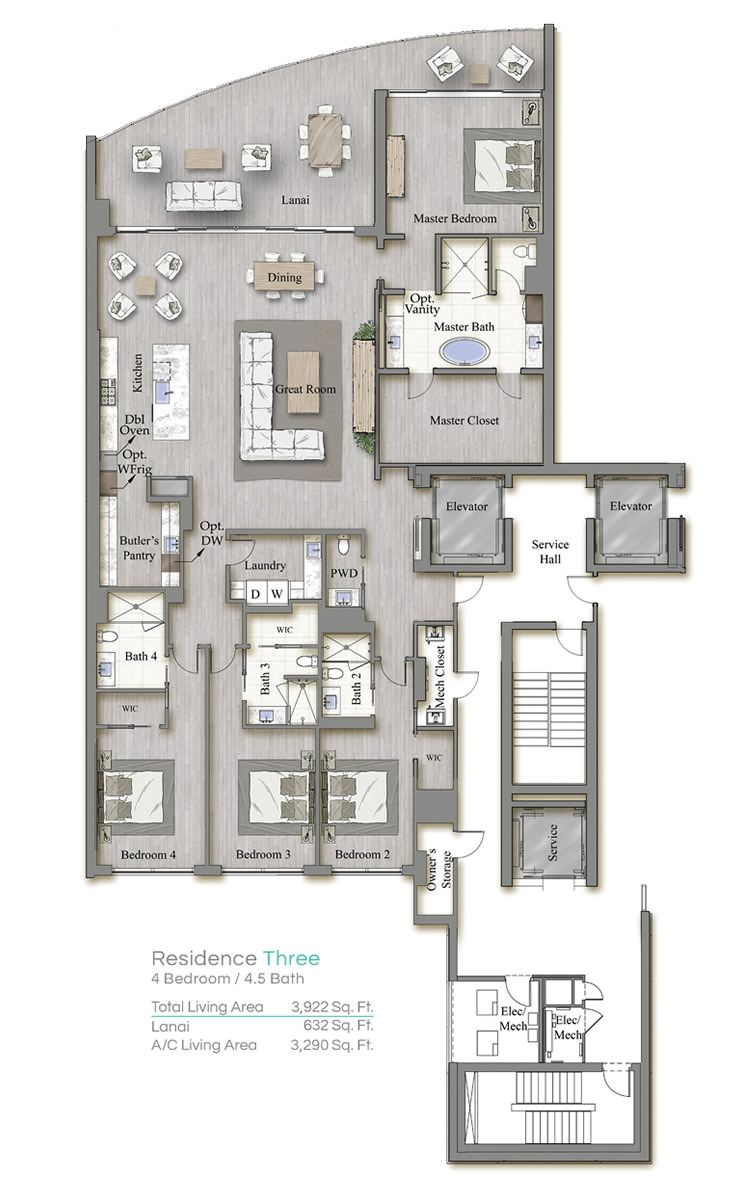 KAB660_Tower3.FloorPlan.Insert.THREE Tower 3 Floorplan Three