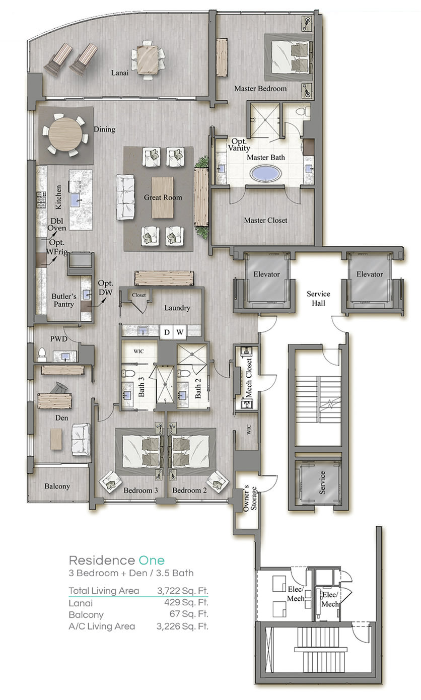 KAB714_Tower3.FloorPlan.Insert.ONE Tower 3 Floorplan One
